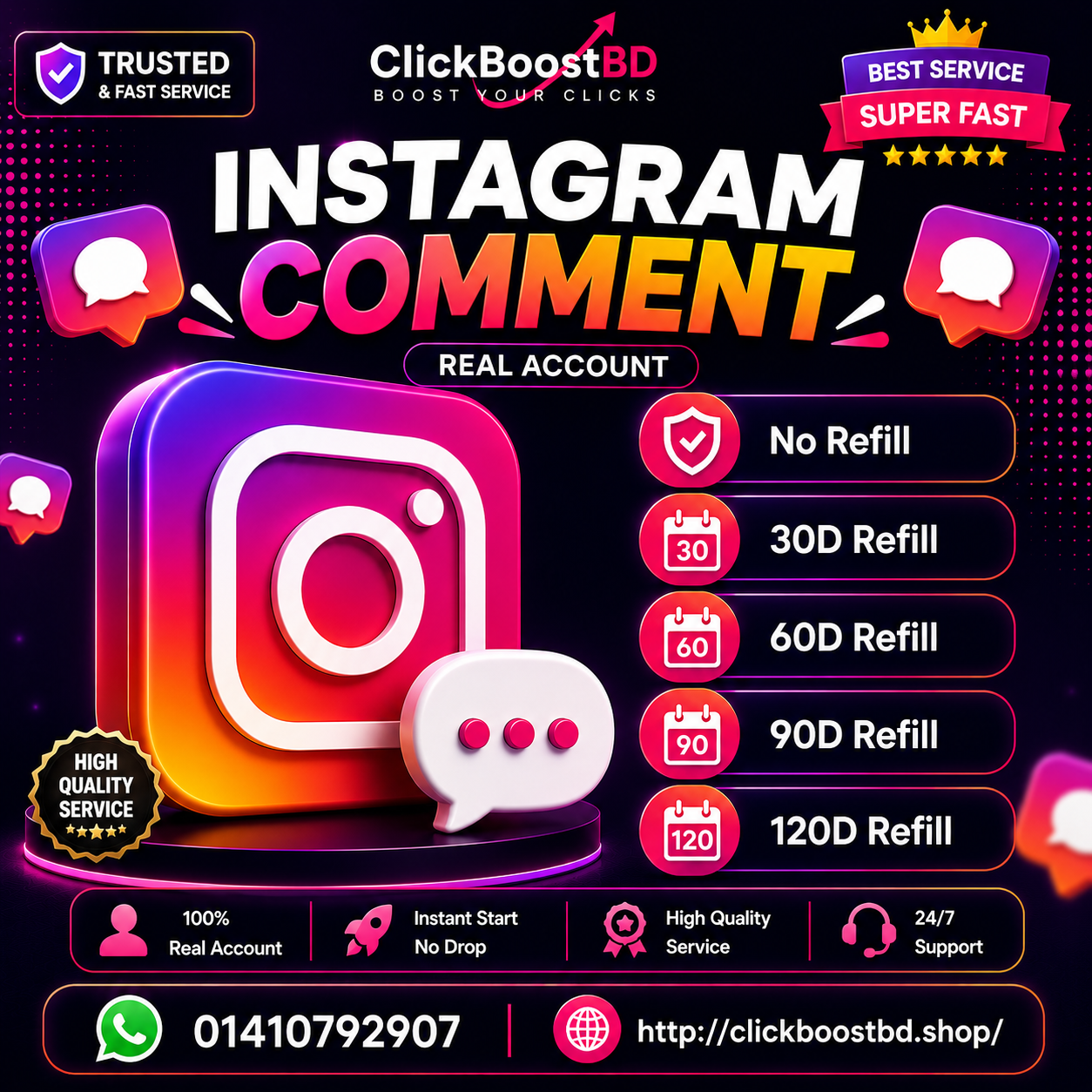 Instragram Comment