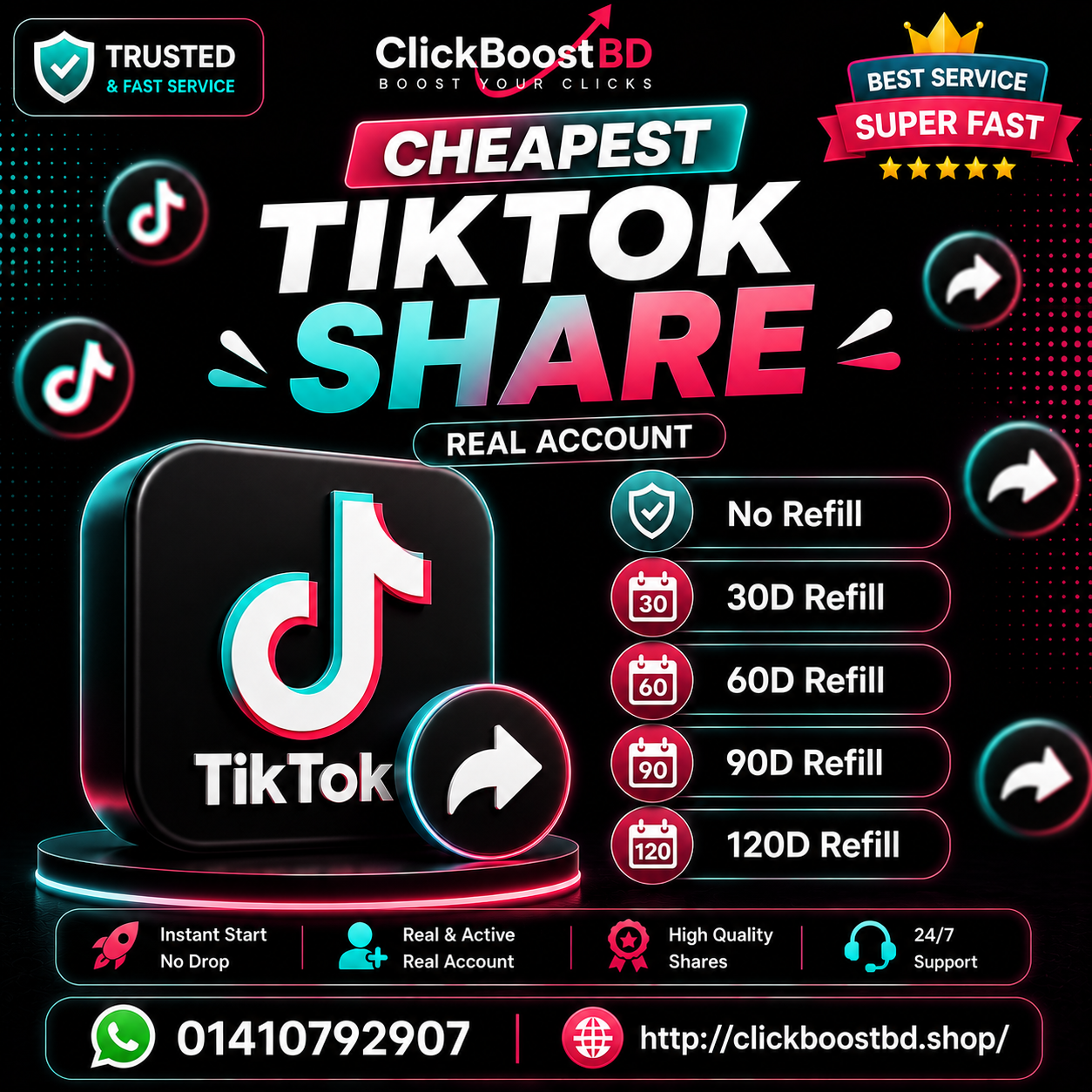 Tiktok Share