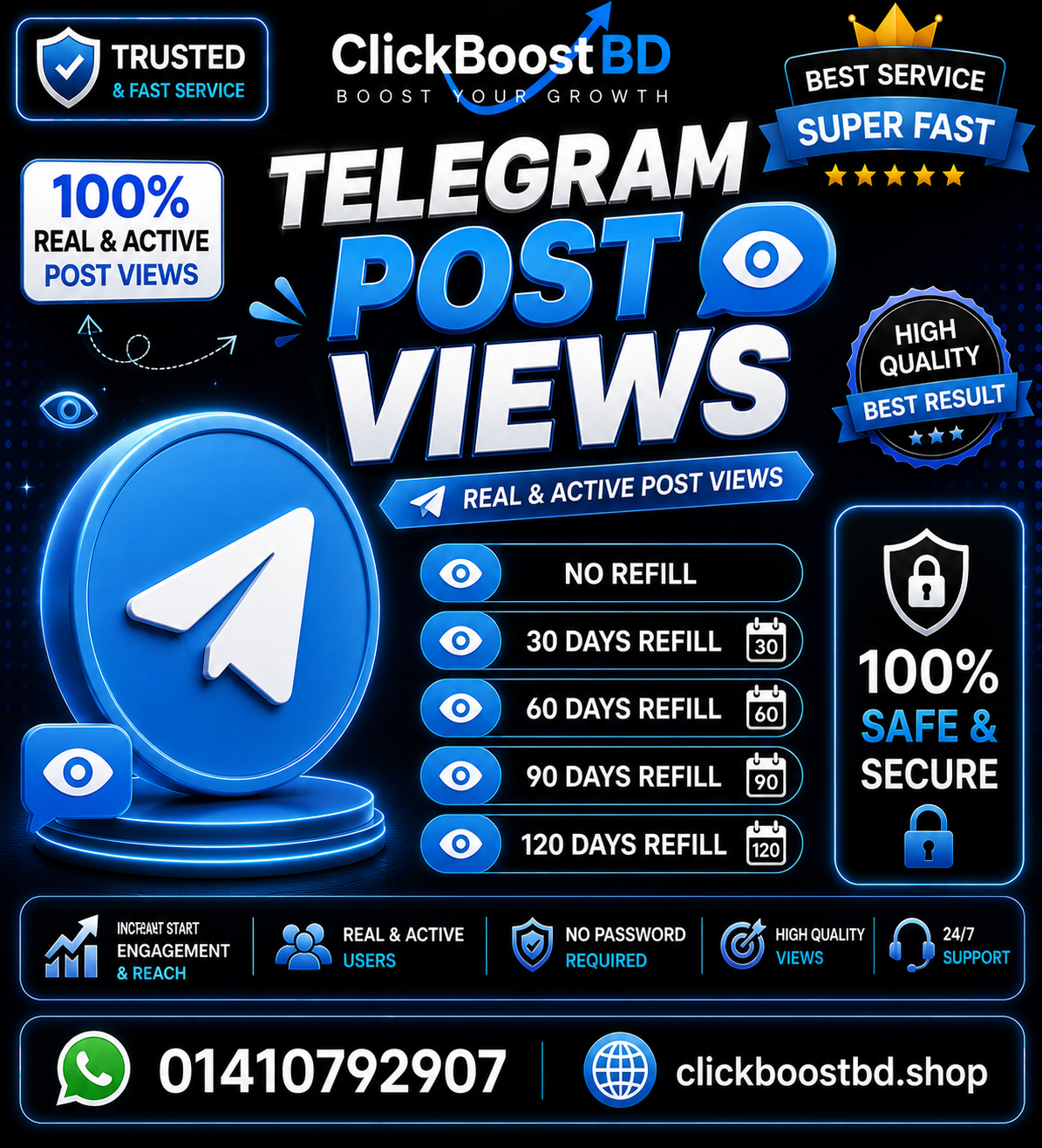 Telegram Post Views