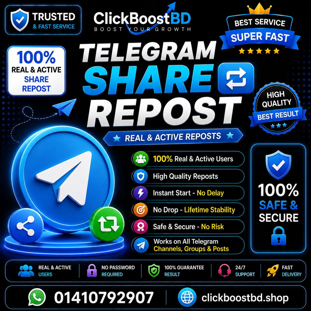 Telegram Share/Repost